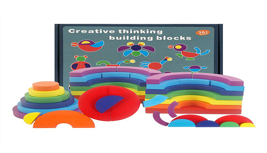 ABL-1232 Wooden Rainbow Stacking Toy