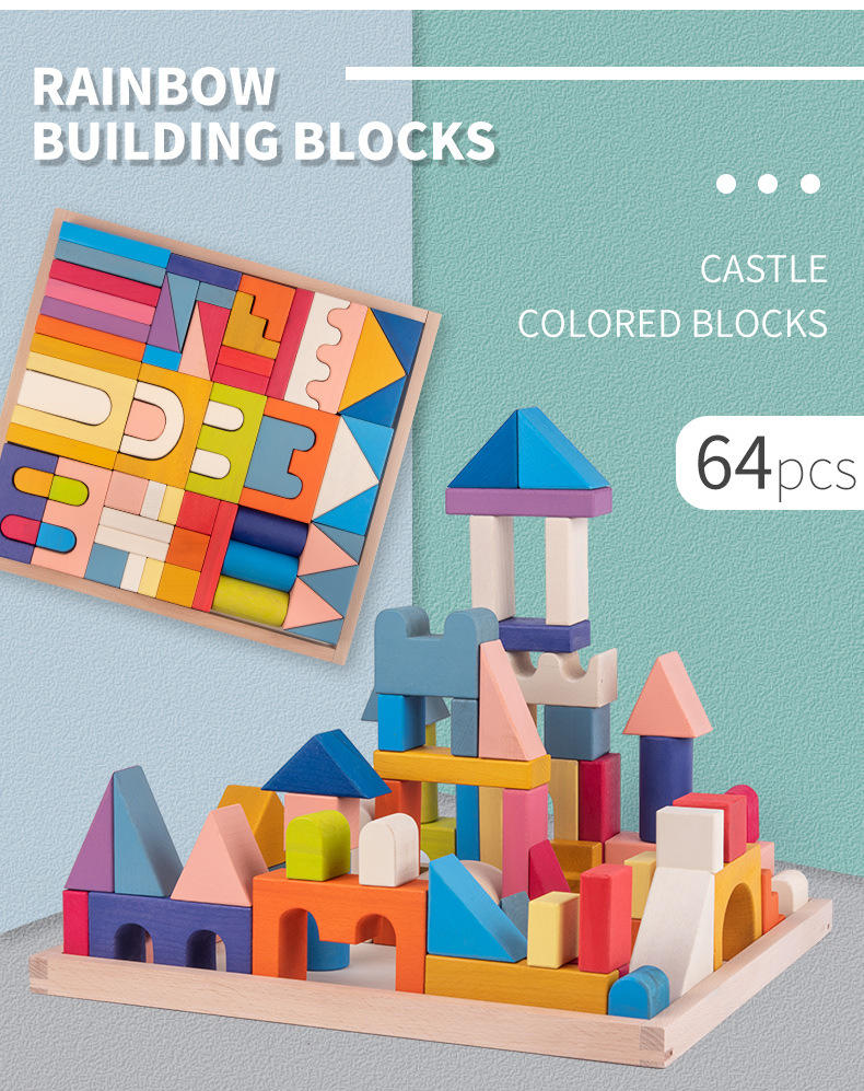 IN-DC2811 Creative Rainbow Blocks